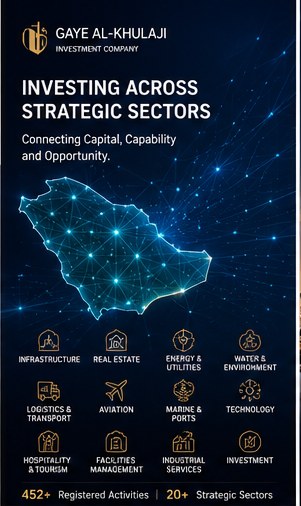 Investing Across Strategic Sectors — 452 registered activities across 20 strategic sectors mapped over the Kingdom