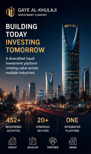 Building Today, Investing Tomorrow — a diversified Saudi investment platform creating value across multiple industries