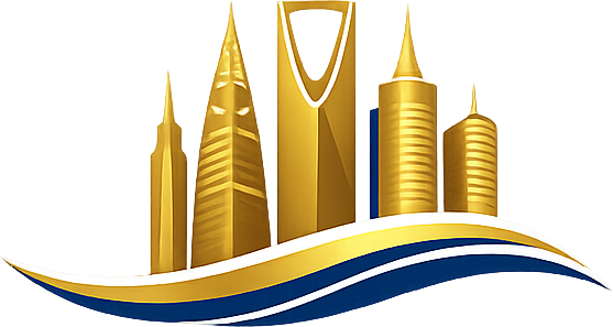 GAYE AL-KHULAIJ Investment Company emblem: gold Saudi skyline above a gold and navy wave