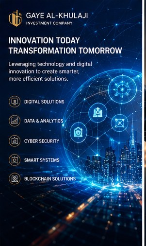 Innovation Today, Transformation Tomorrow — digital solutions, data, cyber security and smart systems